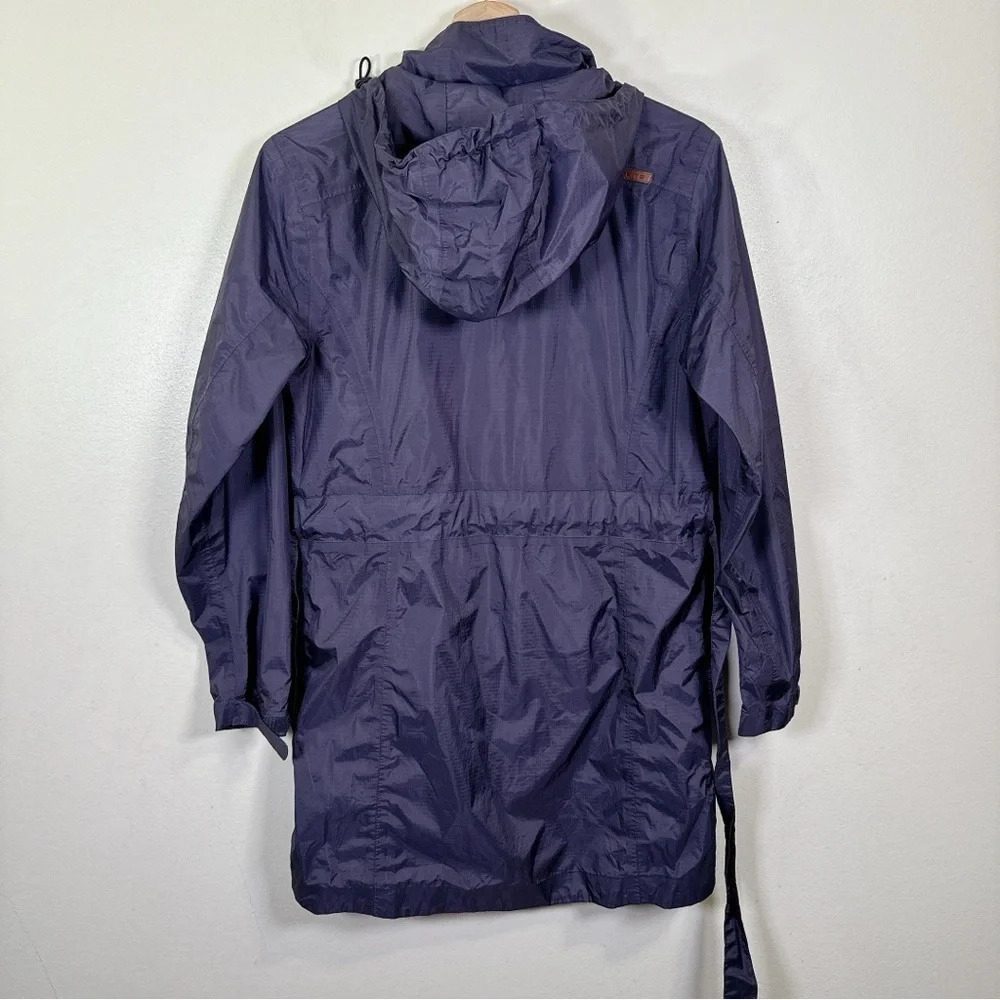 GoLite Womens Size Xsmall Purple Hooded Windbreaker Outdoor Belted Jacket - Picture 15 of 15